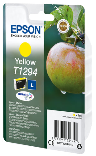 Epson Apple Singlepack Yellow T1294 DURABrite Ultra Ink Epson Apple Singlepack Yellow T1294 DURABrite Ultra Ink